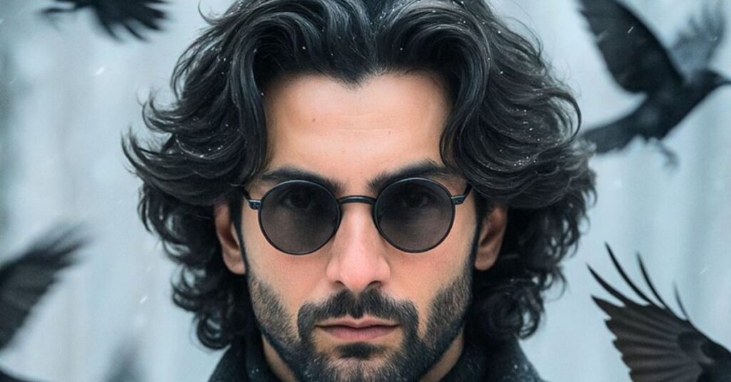 Emo-inspired modern shag haircut with textured layers