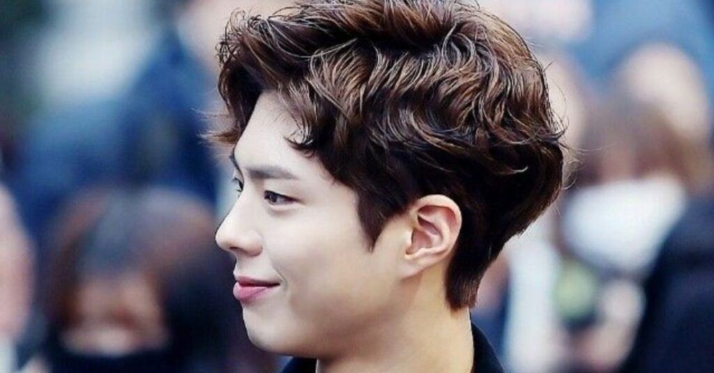 Korean messy look hair mens with soft and fluffy texture