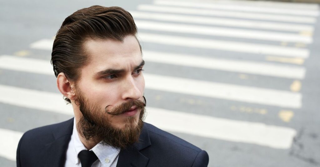 Pompadour fade - medium length hairstyles for men