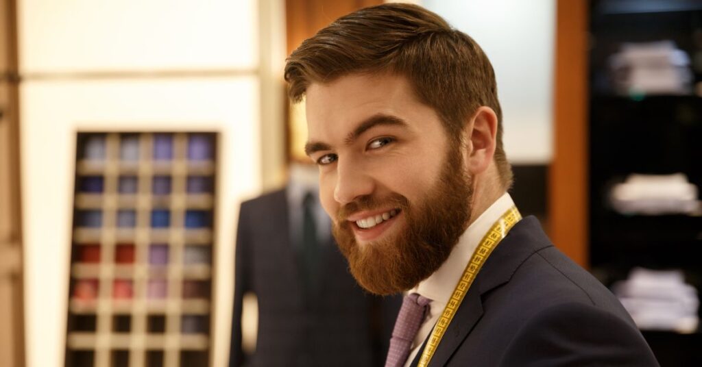 Precision short layer haircut for men with clean professional grooming for CEOs