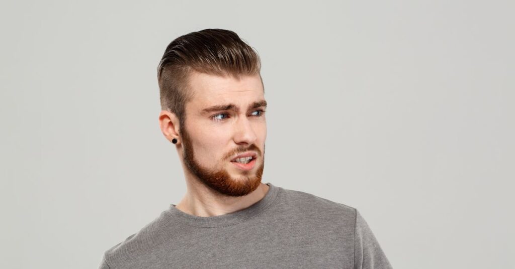 Short tousled bedhead hair mens with natural messy texture