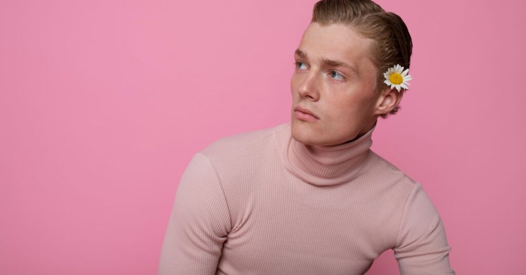 Textured buzz cut with short messy hair for men