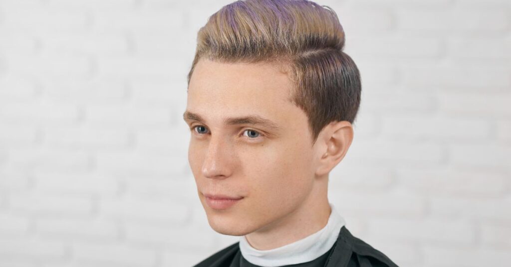 Textured French Crop haircut for men with choppy fringe