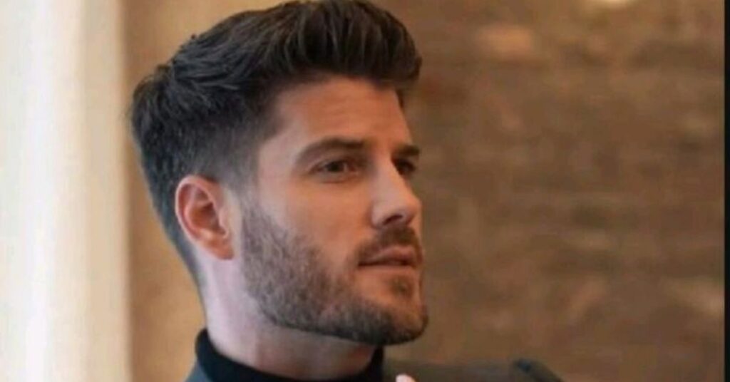 Quiet luxury low fade slick back hairstyle for men with subtle elegance