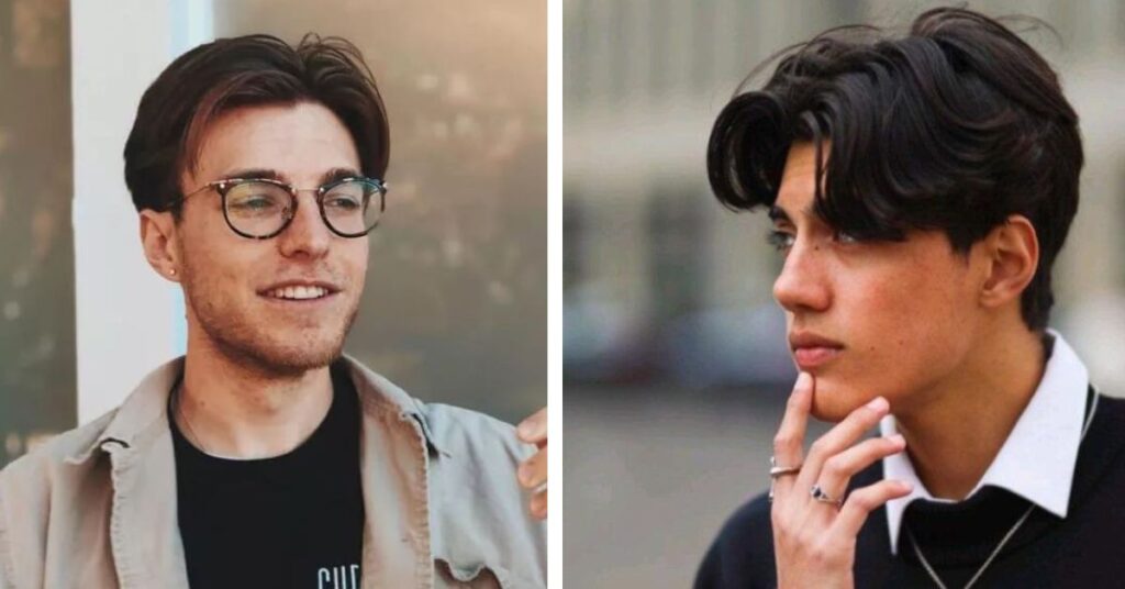 Curtain Bangs haircut