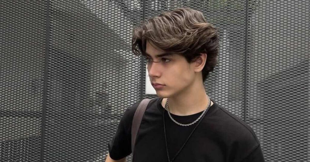 Modern Curly Mullet 