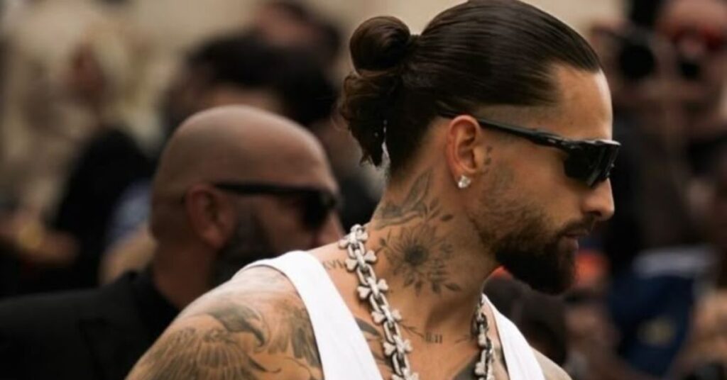 The Classic Man Bun haircut for men