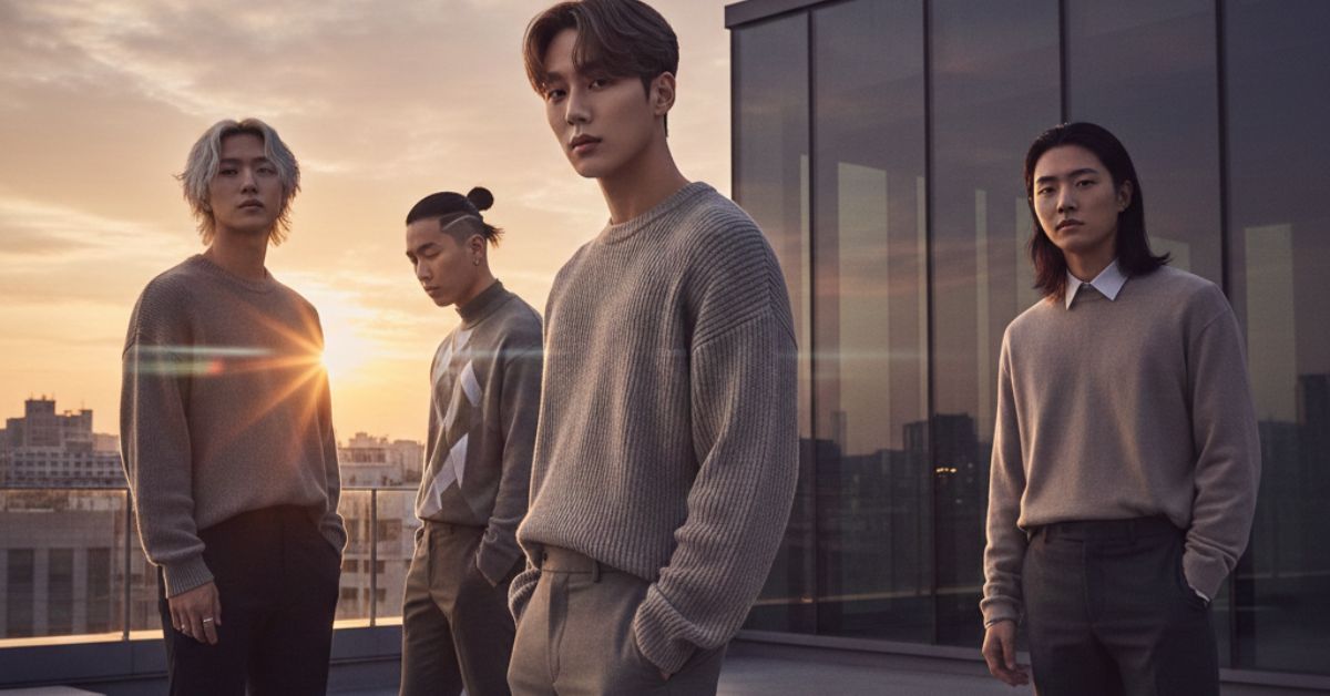 35 Best Korean hairstyle cuts for 2026 showcasing modern K-style trends like two-block, comma hair, and wolf cuts.