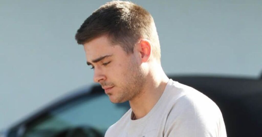 Brush cut military style with short upright textured hair