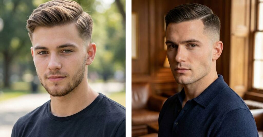 Textured Cut for Thin Hair men