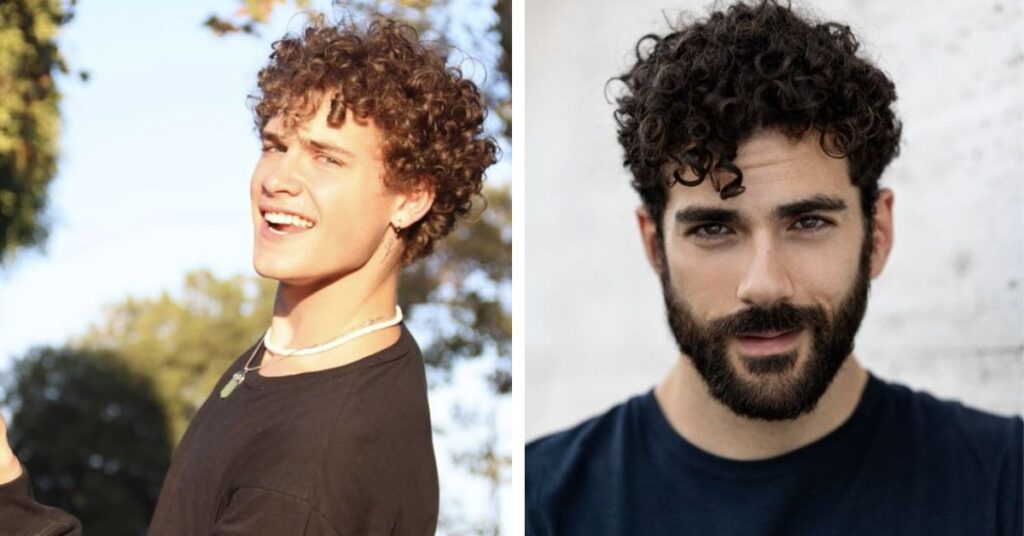 Curly hairstyles for men