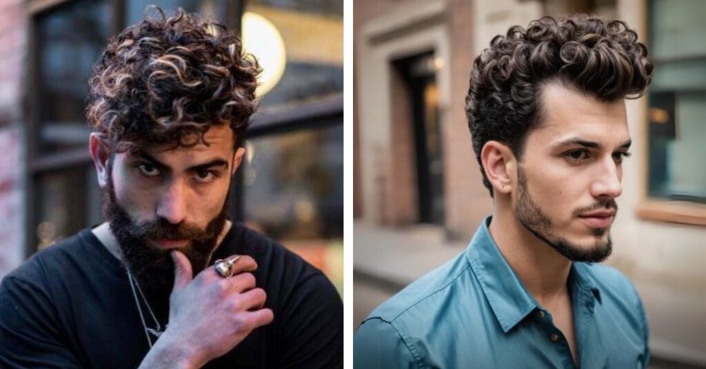 Curly hairstyles for men