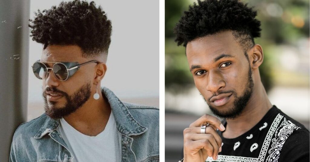 Short dreadlocks with a high perimeter fade and sharp lineup.