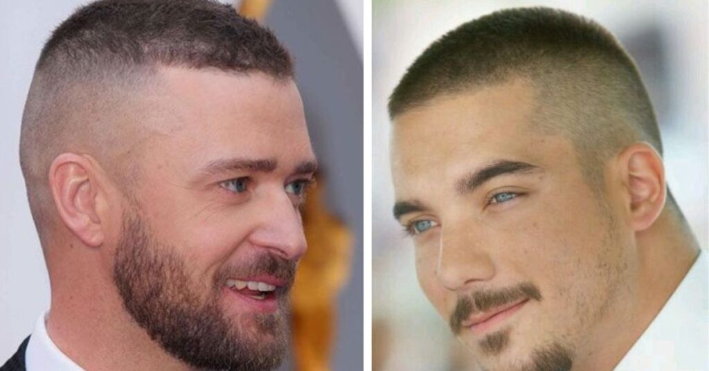 Jarhead cut US Marine style with high contrast skin fade