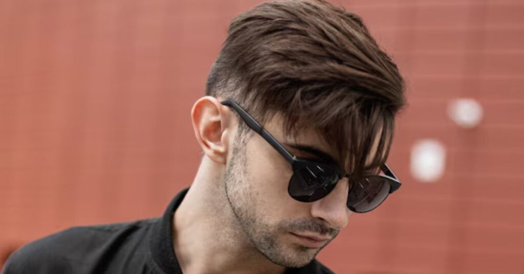 Layered textured bob adding volume and bounce to fine hair.