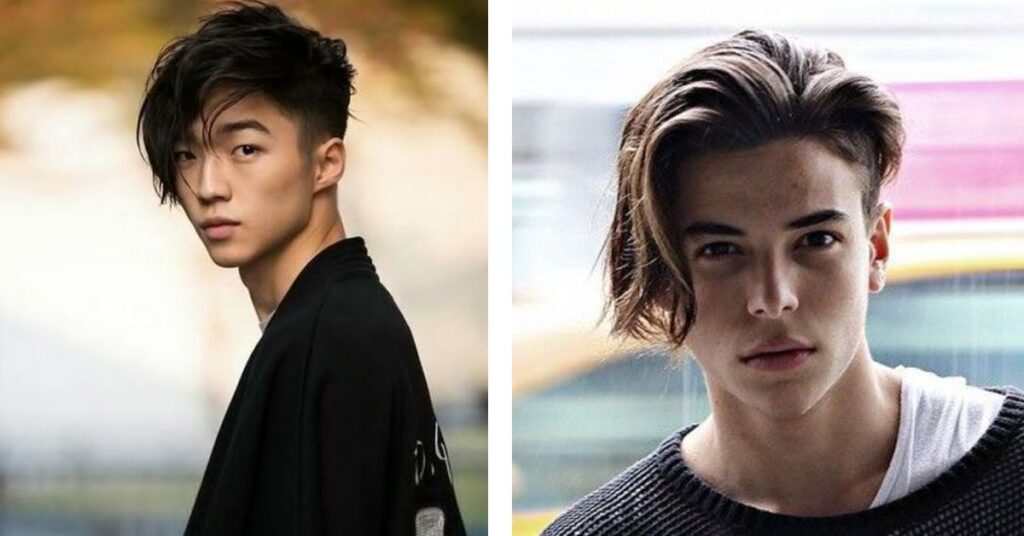 Long Side Part haircut
