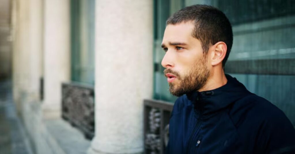 Low fade crew cut with subtle clean finish