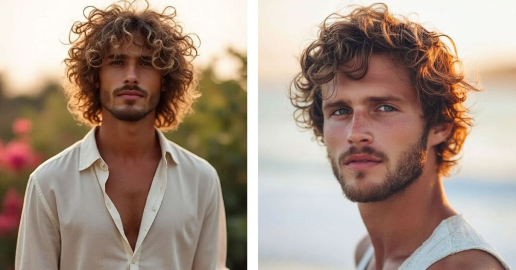 Curly hairstyles for men