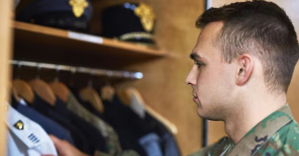 Military crew cut with ultra short sides and minimal top length