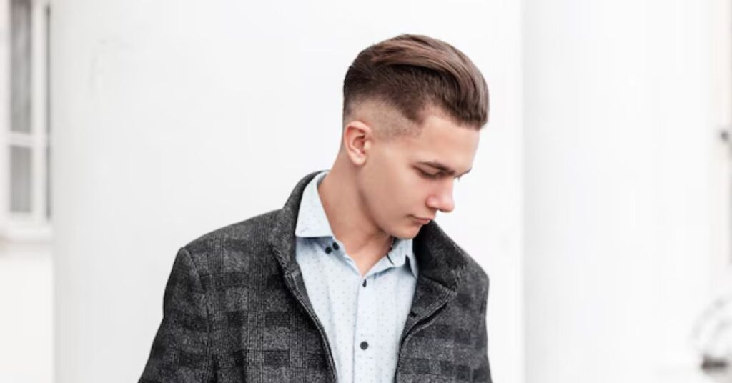 Clean short textured crop providing a structured, professional shape.