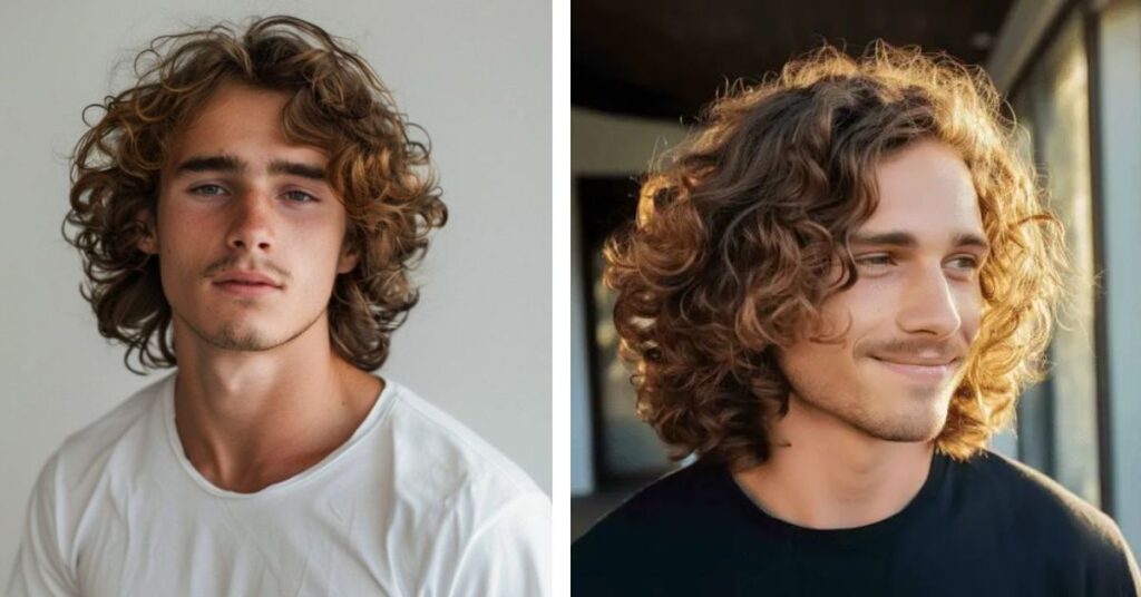 Curly hairstyles for men