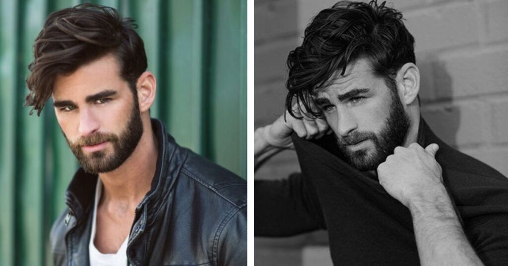 Side Part with Fringe Sweep
