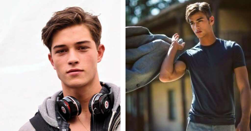  Side Part with Short Sides
