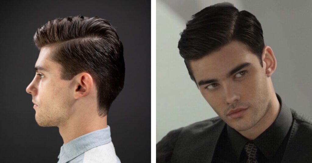 Asymmetrical side-swept mod fringe.