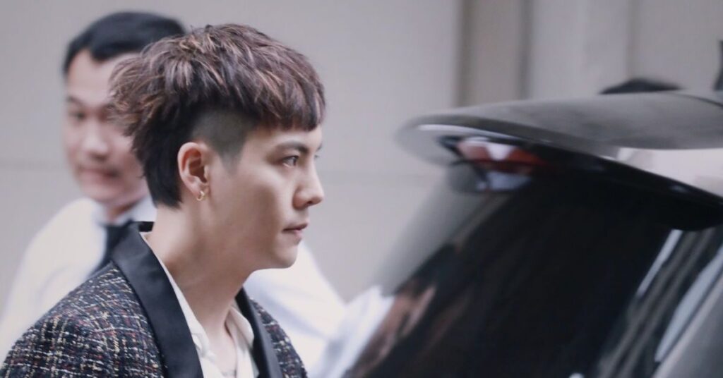 Skin Fade Modern Mullet for maximum contrast.

