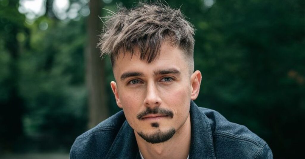 Men with straight hair