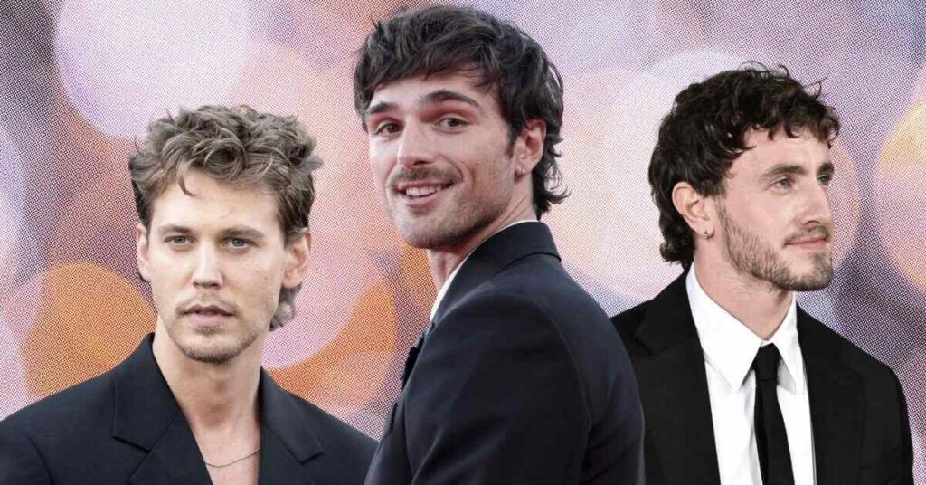 Scissor-cut classic modern mullet with tapered sides.