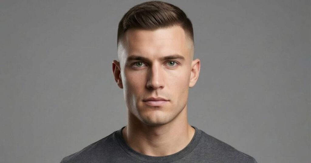 Men with straight hair