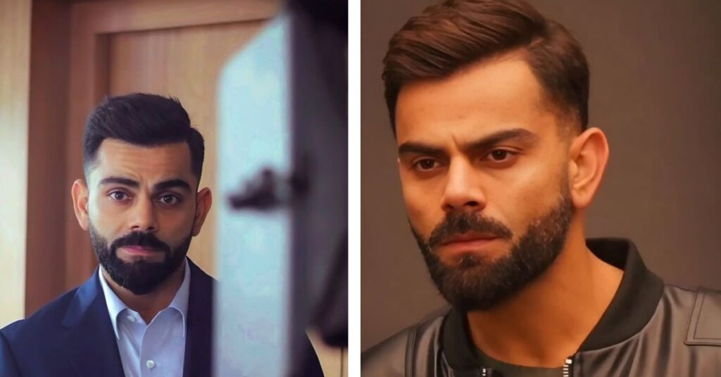 The Slicked-Back Executive Fade virt kohli
