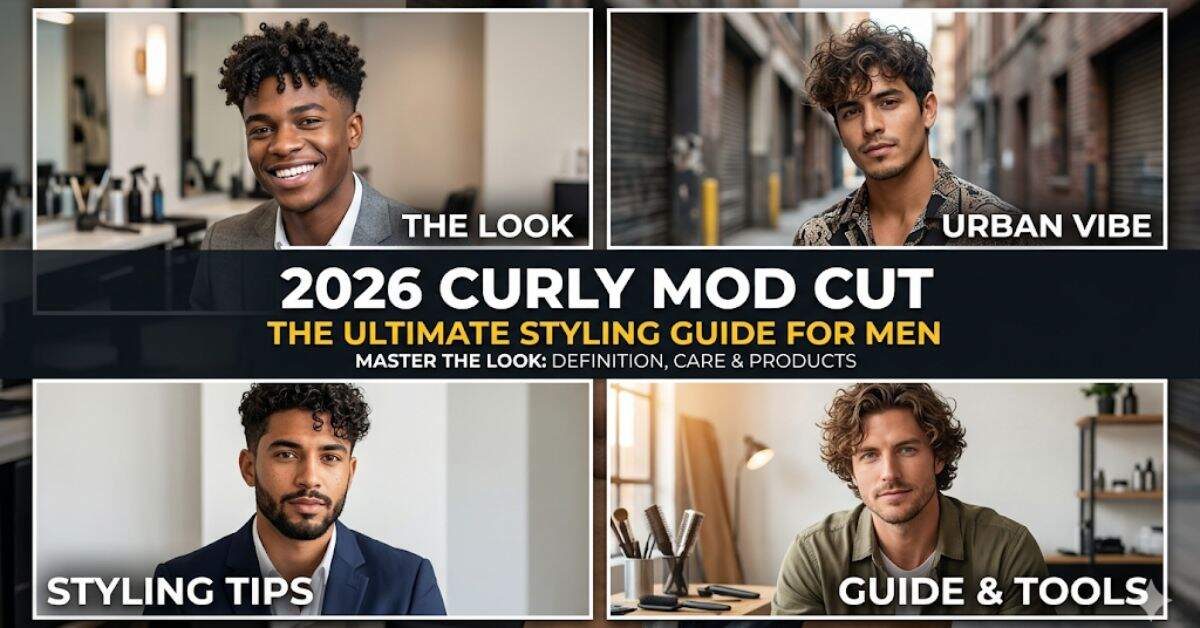 2026 Curly Mod Cut The Ultimate Styling Guide for Men
