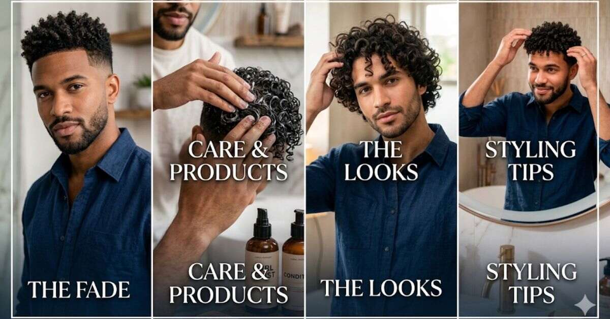 40 Best Short Curly Hairstyles for Men Style, Care & Tips