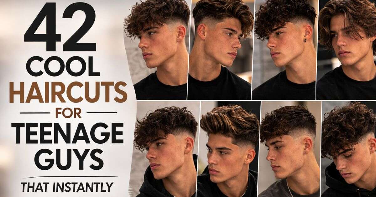 42 Cool Haircuts for Teenage Guys That Instantly Boost Style