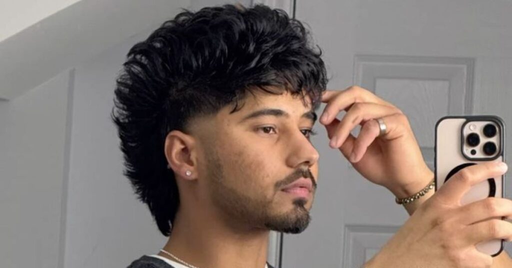Blowout Taper Mullet hair for men