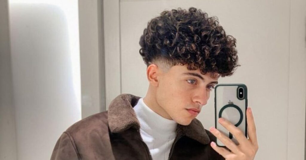 Curly Fade Hairstyles for Men