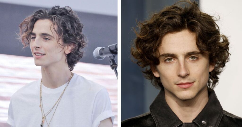 Curly Short Layers for men's