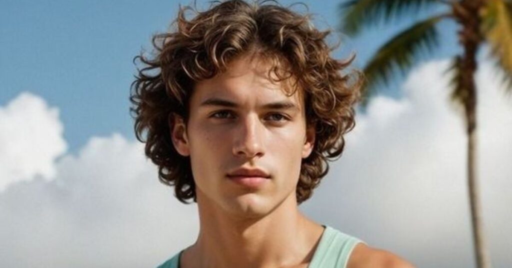 Curly Surfer Hairstyle