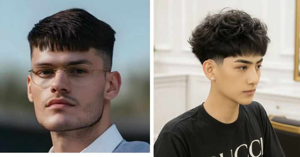 Haircuts for Big Foreheads Men