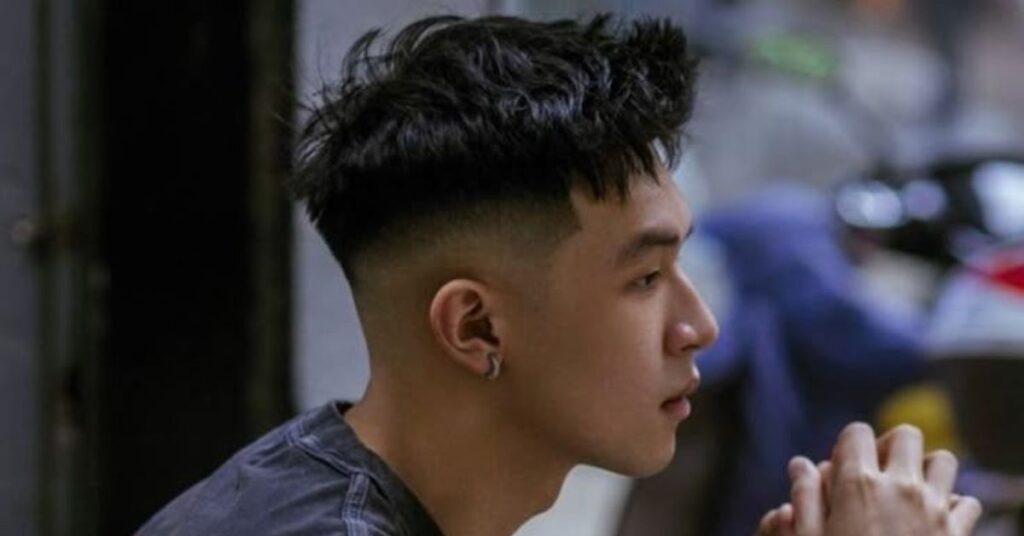 Gravity Defying Asian Taper Blowout Haircut
