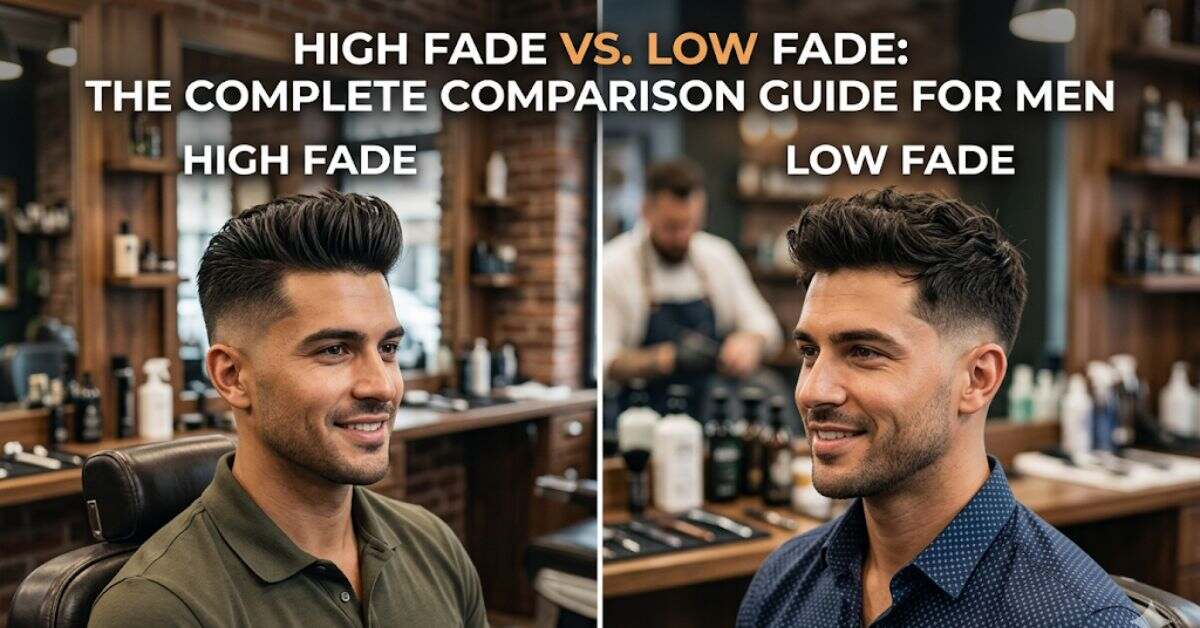 High Fade vs. Low Fade The Complete Comparison Guide for Men