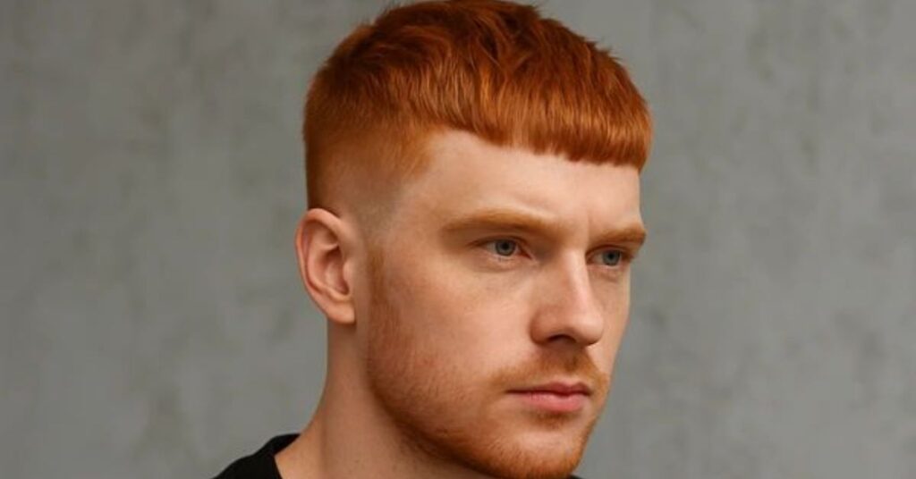 High Fade with French Crop Men