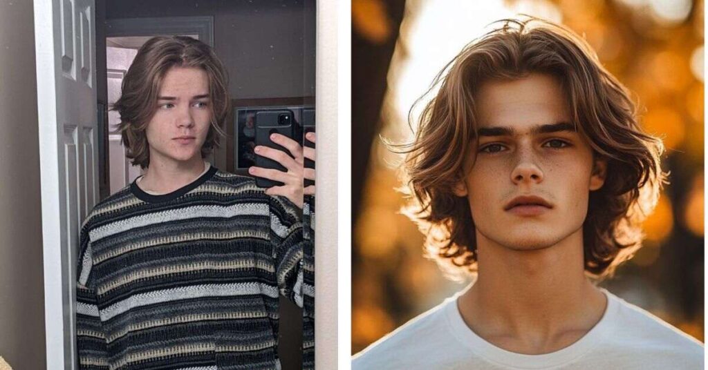 Long Surfer Layers haircut