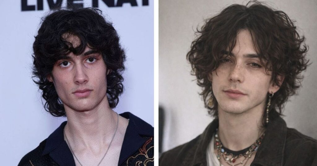 2026 Long Curly Mod Haircut for Men