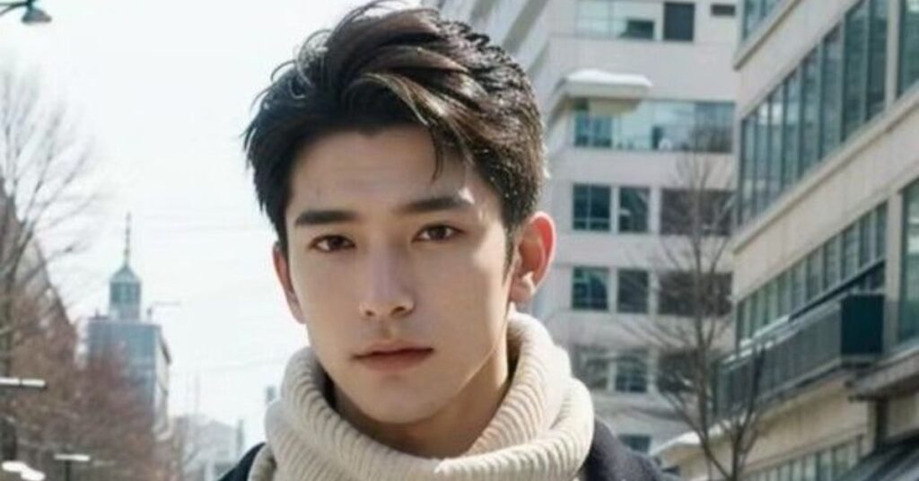 teenage Low Fade with Brush Up