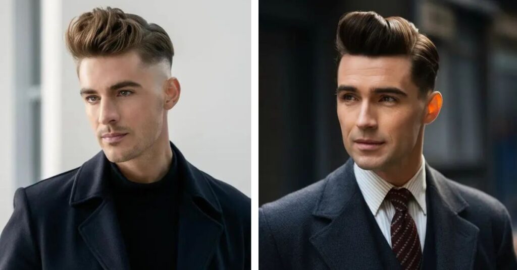 Modern Pompadour hairs for men's