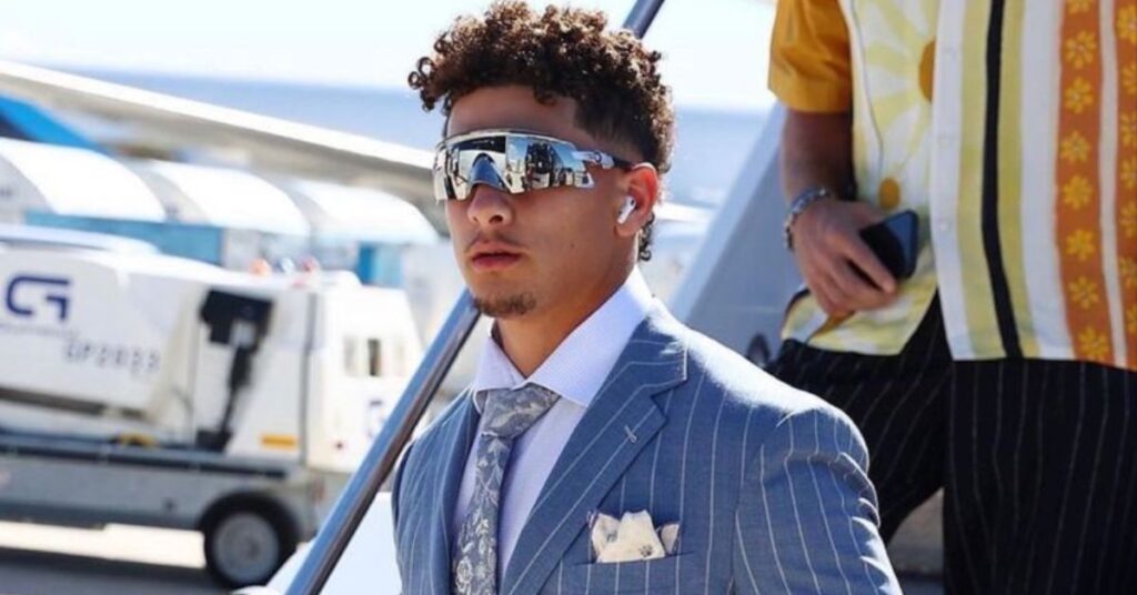 Patrick Mahomes Fade with Beard Blend