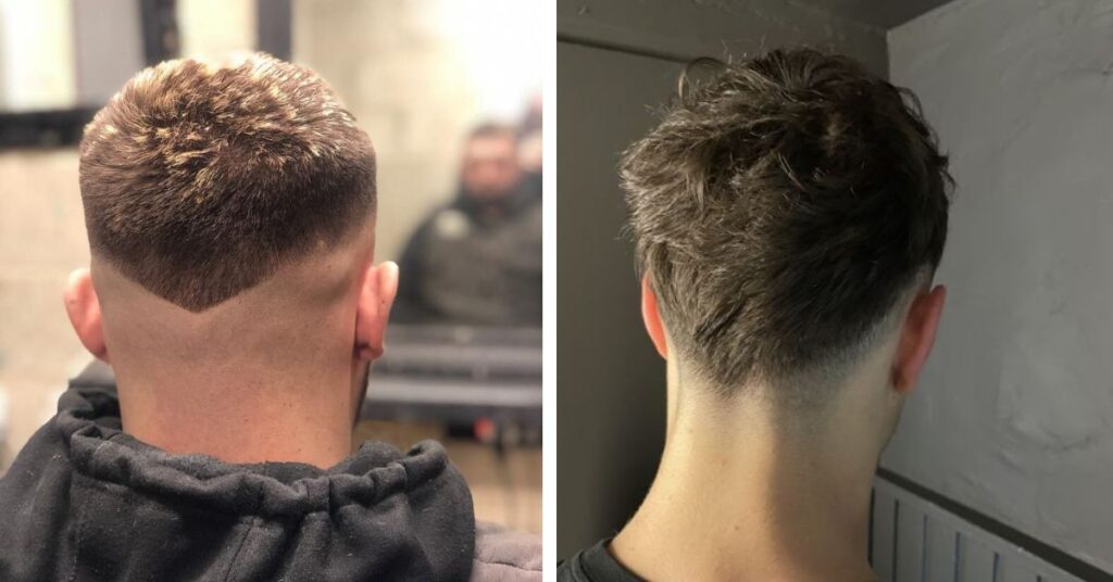Precision V-Cut Nape Blowout Taper Haircut